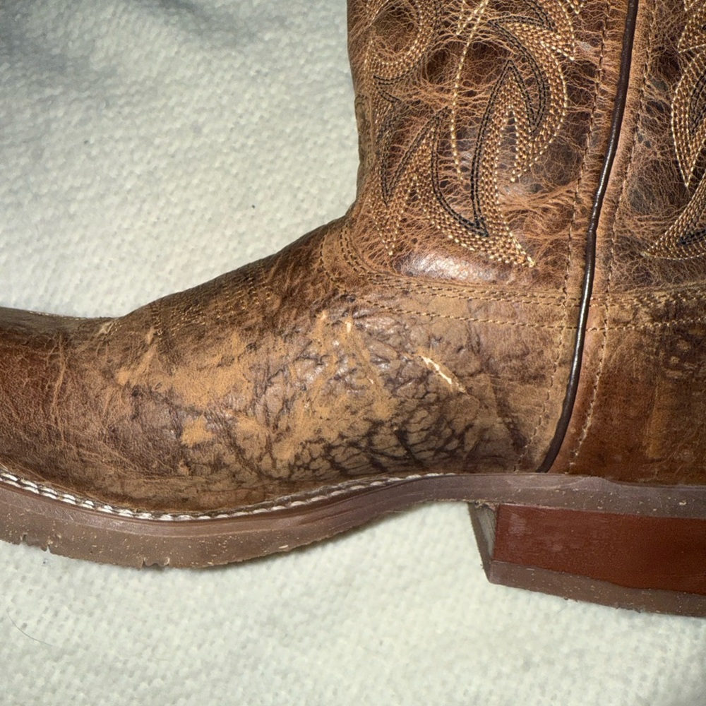 LAREDO MEN'S RUSTIC RANCHER STOCKMAN BOOTS - Picture 6 of 16